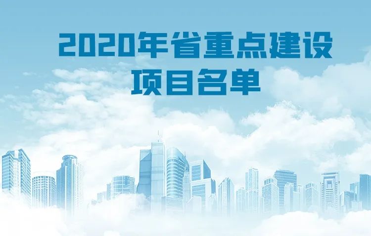 2020年省重點(diǎn)建設(shè)項(xiàng)目及預(yù)安排項(xiàng)目名單來看臺州有哪些入選？